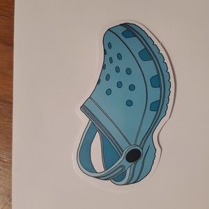 Blue Crocs Sticker